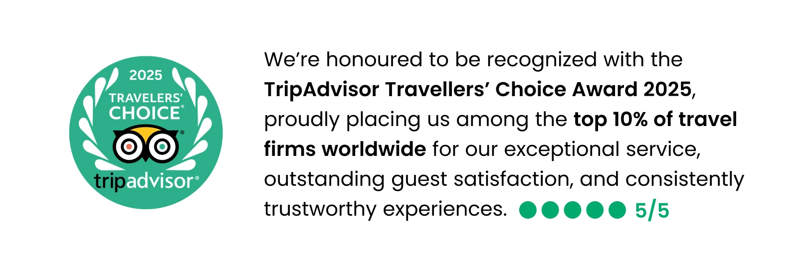 Trip Advisor Badge